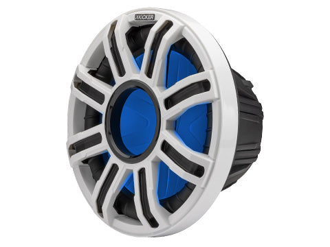 Kicker 51MWE122 12" 2 Ohm Marine Subwoofer with RGBW LED Lighting