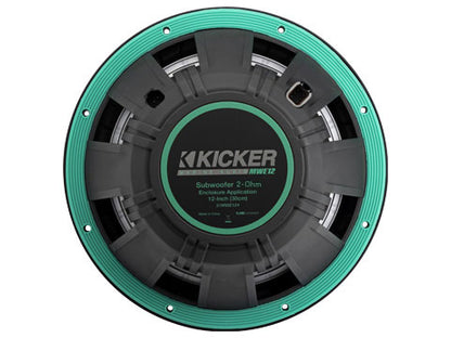 Kicker 51MWE122 12" 2 Ohm Marine Subwoofer with RGBW LED Lighting
