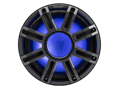 Kicker 51MWE122 12" 2 Ohm Marine Subwoofer with RGBW LED Lighting