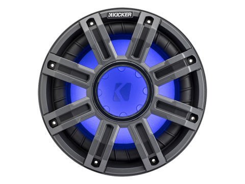 Kicker 51MWF102 10" 2 Ohm Freeair Marine Subwoofer with RGBW LED