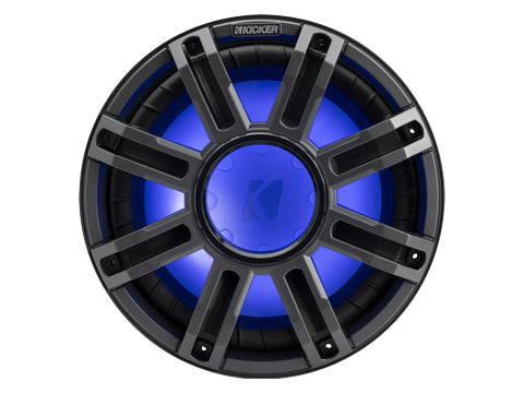 Kicker 51MWF122 12" 2 Ohm Freeair Marine Subwoofer with RGBW LED