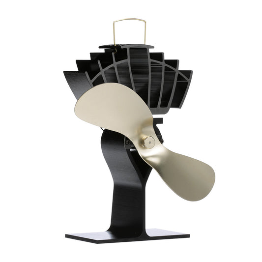 Ecofan by Caframo UltrAir 810CA Heat Powered Stove Fan  Gold Blade 810CABBX
