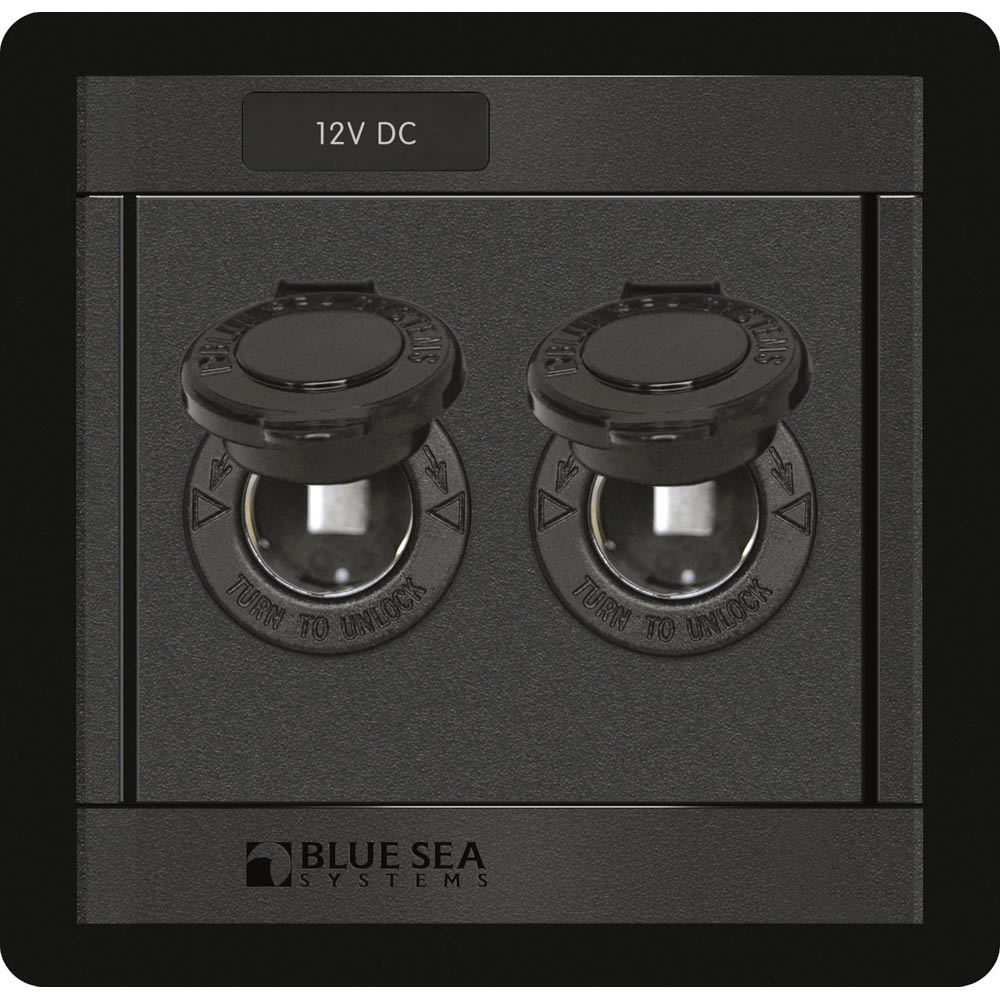Blue Sea 1472 DC 12V Socket Panel 1472