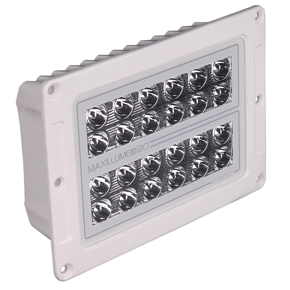 Lumitec Maxillume h120  Flush Mount Flood Light  White Housing  White Dimming 101348
