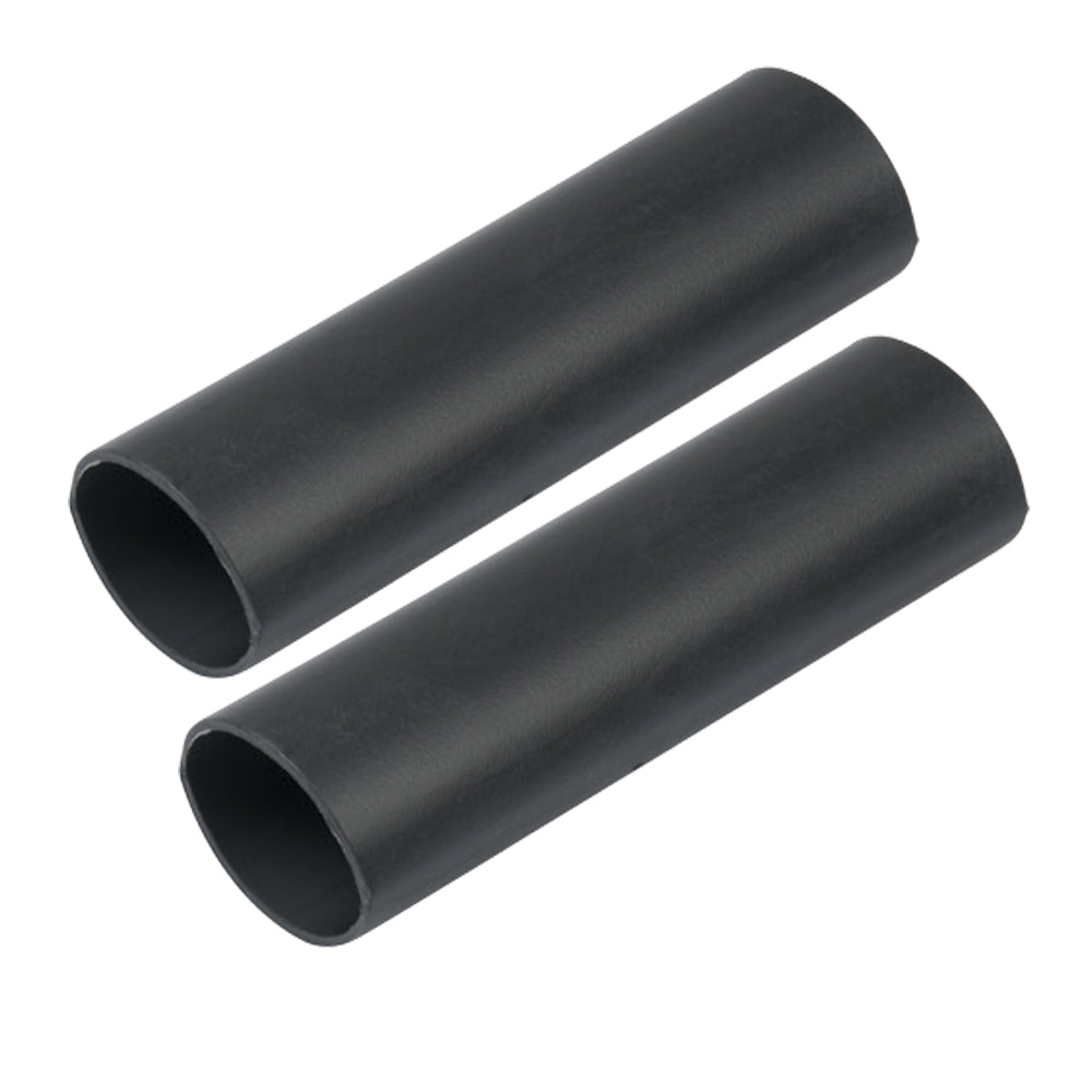 Ancor Heavy Wall Heat Shrink Tubing  1 x 12  2Pack  Black 327124