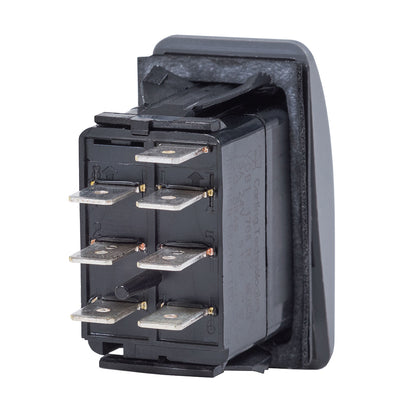 Blue Sea 7939 Contura II Switch DPDT Black  ONON 7939