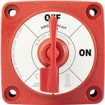 Blue Sea 6004 Single Circuit ONOFF wLocking Key  Red 6004