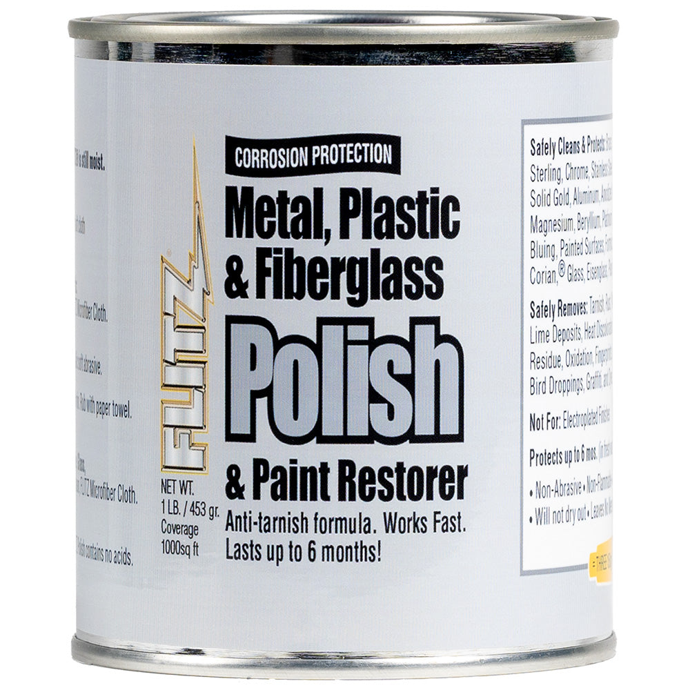 Flitz Metal Plastic  Fiberglass Polish Paste  10lb CA 035166