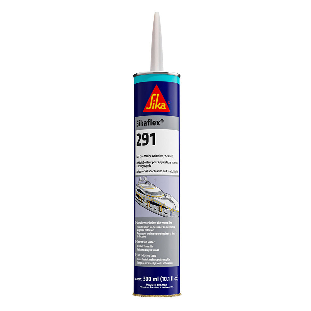 Sika Sikaflex 291 Fast Cure Adhesive  Sealant 103oz300ml Cartridge  White 90919