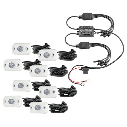 HEISE RGB Accent Light Kit  8 Pack HE8MLRGBK