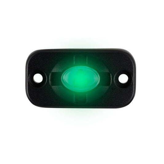 HEISE Auxiliary Accent Lighting Pod  15 x 3  BlackGreen HETL1G