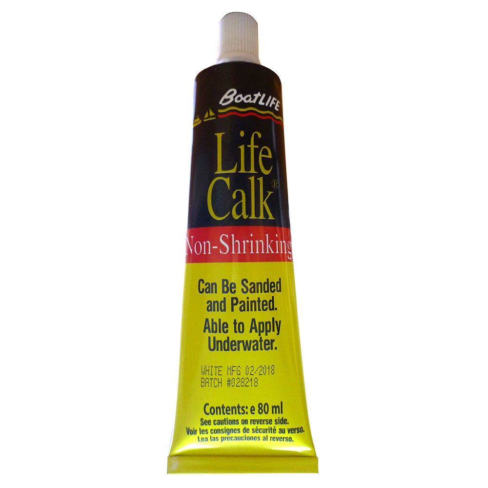 BoatLIFE LifeCalk Sealant Tube  NonShrinking  28 FL Oz  White 1030