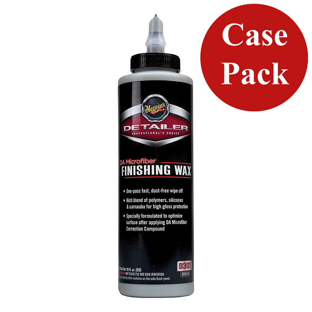 Meguiars DA Microfiber Finishing Wax  16oz Case of 6 D30116CASE