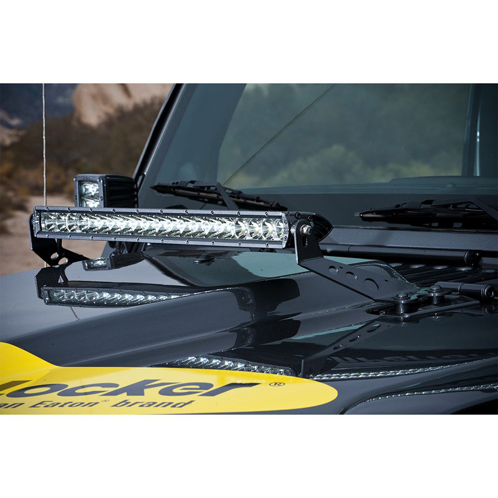 RIGID Industries 20072017 Jeep JK 20 Light Hood Mount 40333