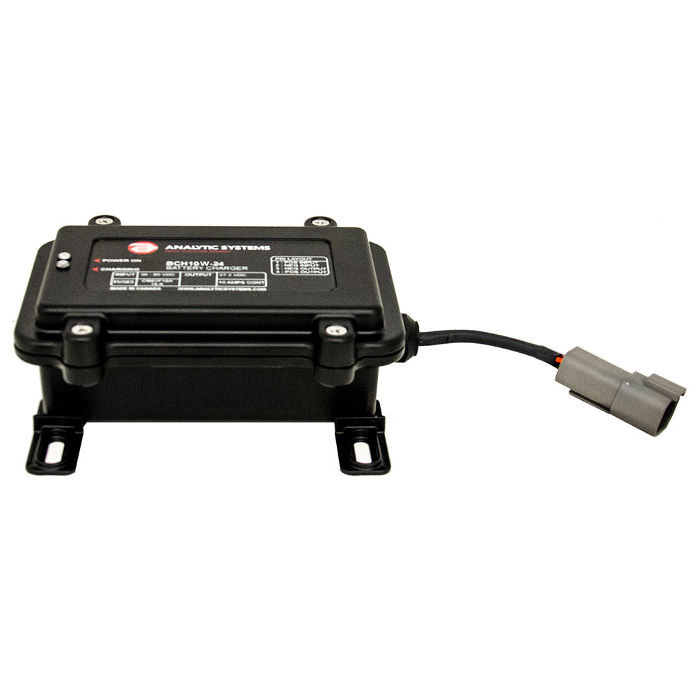 Analytic Systems Waterproof IP66 DC Battery Charger 10A 24V Out 3080V In Ruggedized BCH10W24