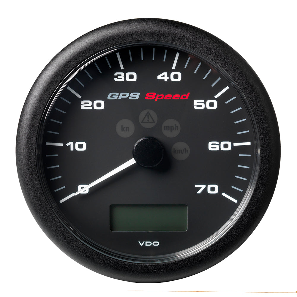 Veratron 414 110MM ViewLine GPS Speedometer 070 KNOTSKMHMPH  8 to 16V Black Dial  Bezel A2C59501781