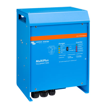 Victron MultiPlus InverterCharger 12VDC  3000VA  120VAC w 120AMP Charger  50AMP Transfer Switch  UL Approved