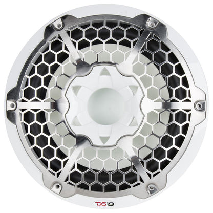 DS18 HYDRO 10 Subwoofer wRGB Lights  600W  White NXL10SUB