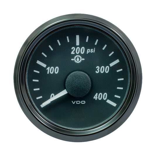 VDO SingleViu 52mm 2116 Oil Pressure Gauge  400 PSI  0180 Ohm A2C3833500030