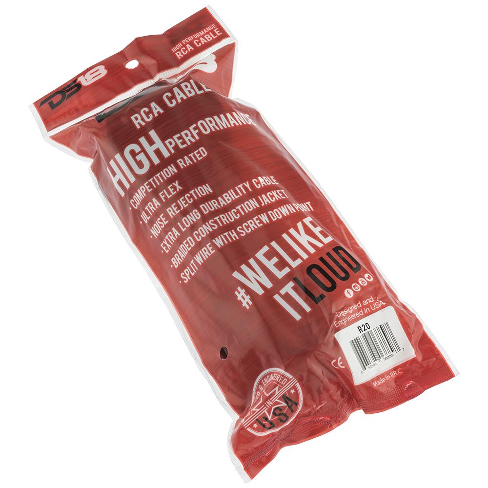 DS18 Advance Ultra Flex RCA Cable  20 R20