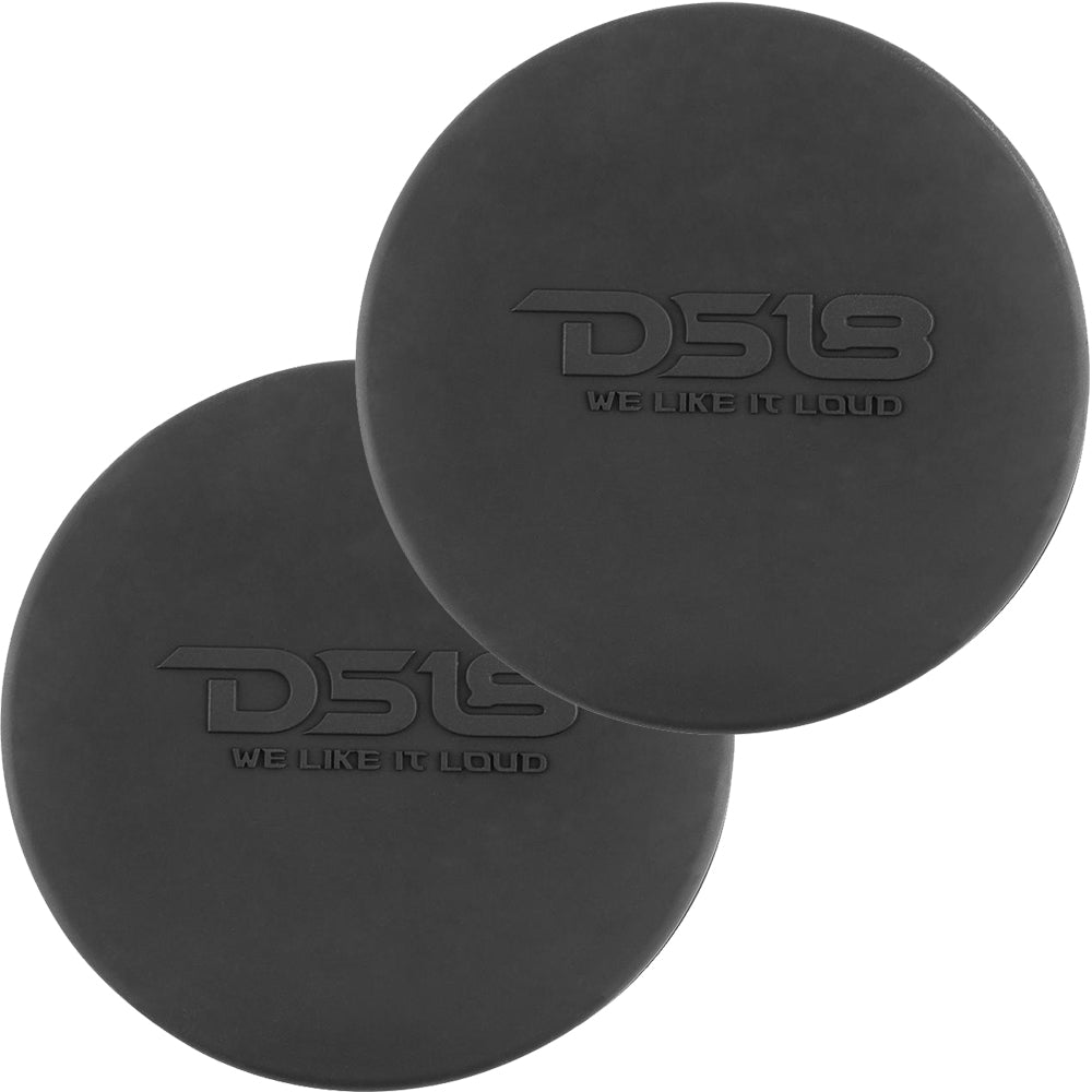 DS18 Silicone Marine Speaker Cover f65 Speakers  Black CS6BK