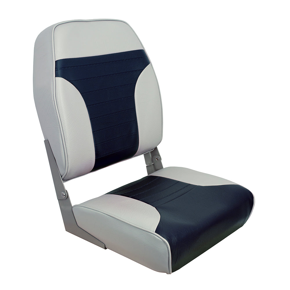 Springfield High Back MultiColor Folding Seat  BlueGrey 1040661
