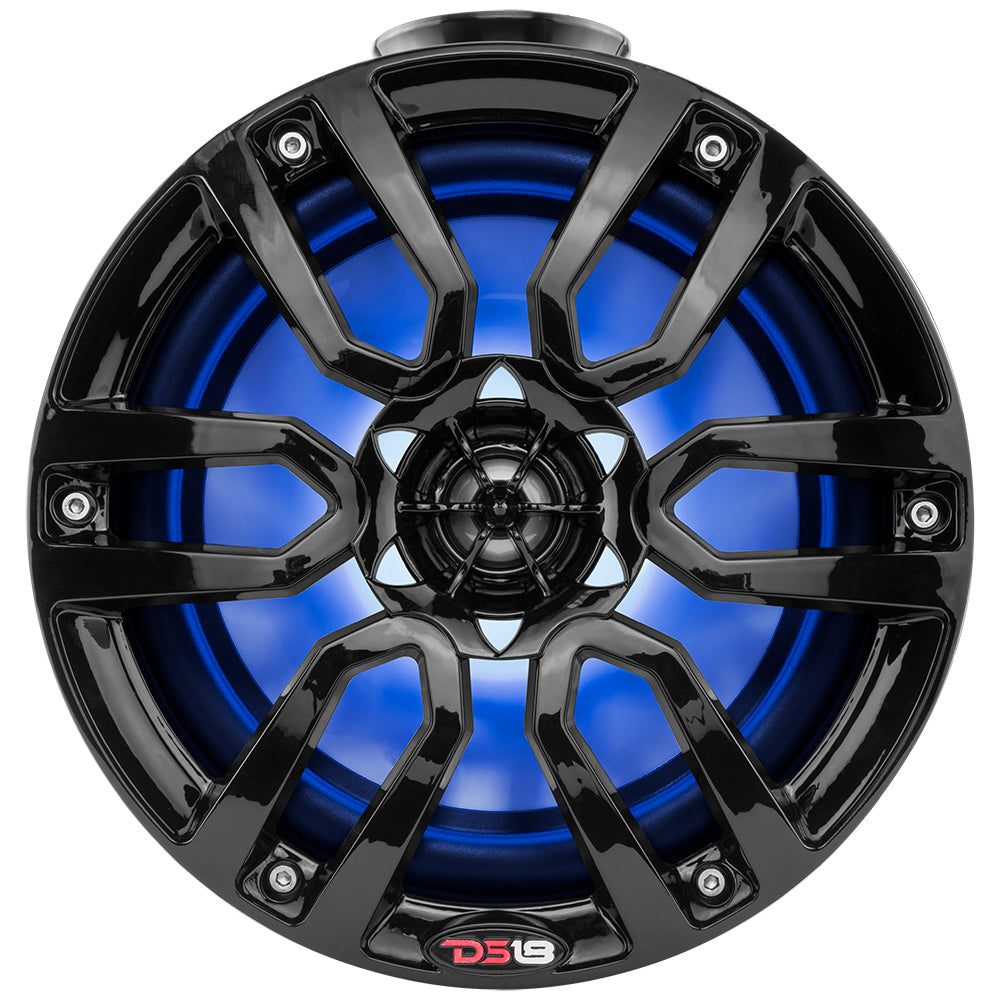 DS18 HYDRO 65 Compact Wakeboard Pod Tower wRGB Light  300W  Red NXLPS6R