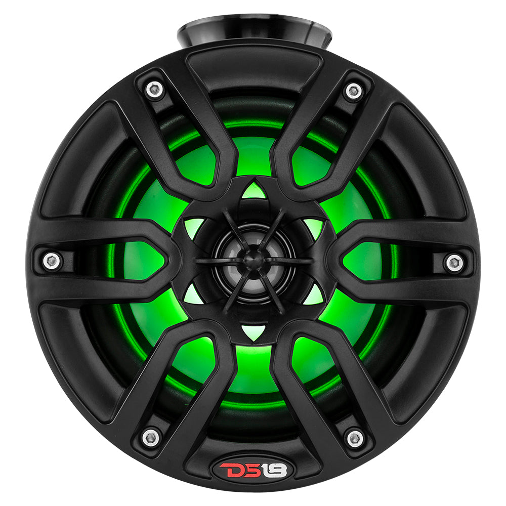 DS18 HYDRO 65 Compact Wakeboard Pod Tower wRGB Light  300W  Black NXLPS6BK