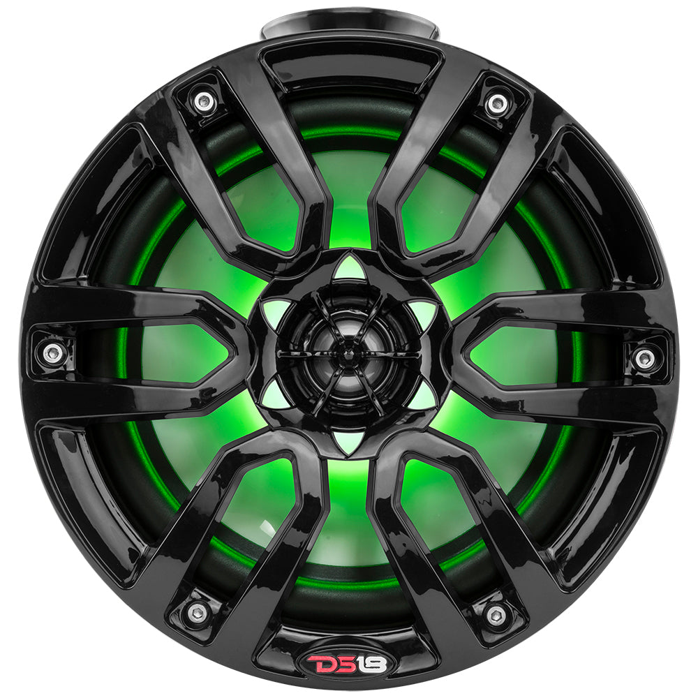 DS18 HYDRO 8 Compact Wakeboard Pod Tower wRGB Light  375W  Red NXLPS8R