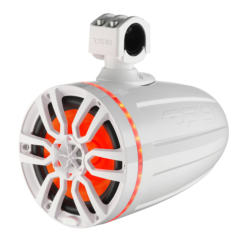DS18 X Series HYDRO 8 Wakeboard Pod Tower Speaker wRGB LED Light  375W  White NXLX8TPWH