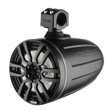 DS18 X Series HYDRO 8 Wakeboard Pod Tower Speaker wRGB LED Light  375W  Matte Black NXLX8TPBK
