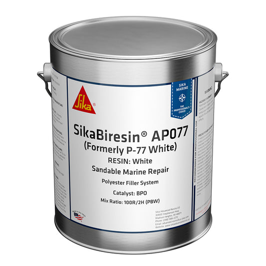 Sika SikaBiresin AP077 Polyester Fairing Compound AboveBelow Waterline  Quart 609801