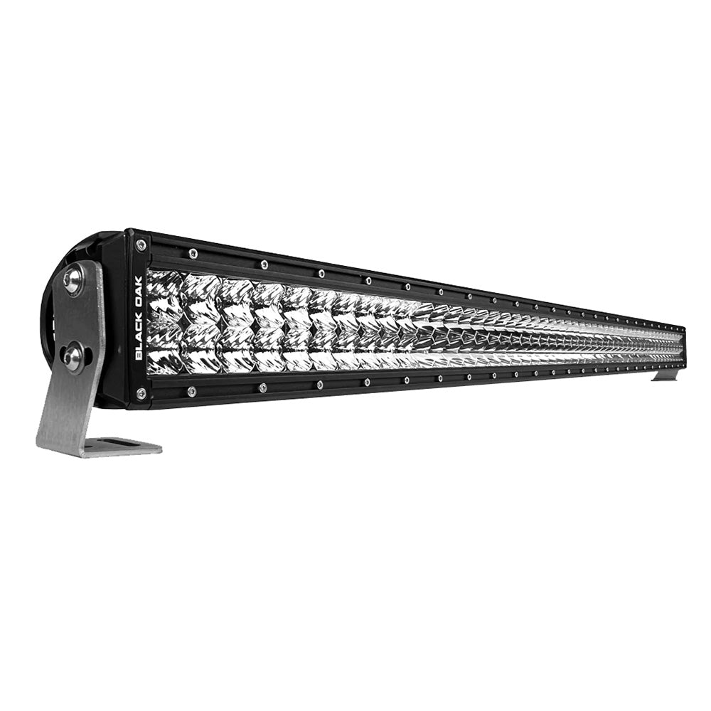 Black Oak Pro Series 30 Double Row 50 LED Light Bar  Combo Optics  Black Housing 50CD5OS