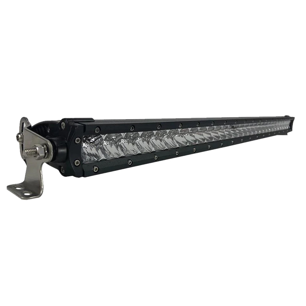 Black Oak 30 Single Row LED Light Bar  Combo Optics  Black Housing  Pro Series 30 30CS5OS