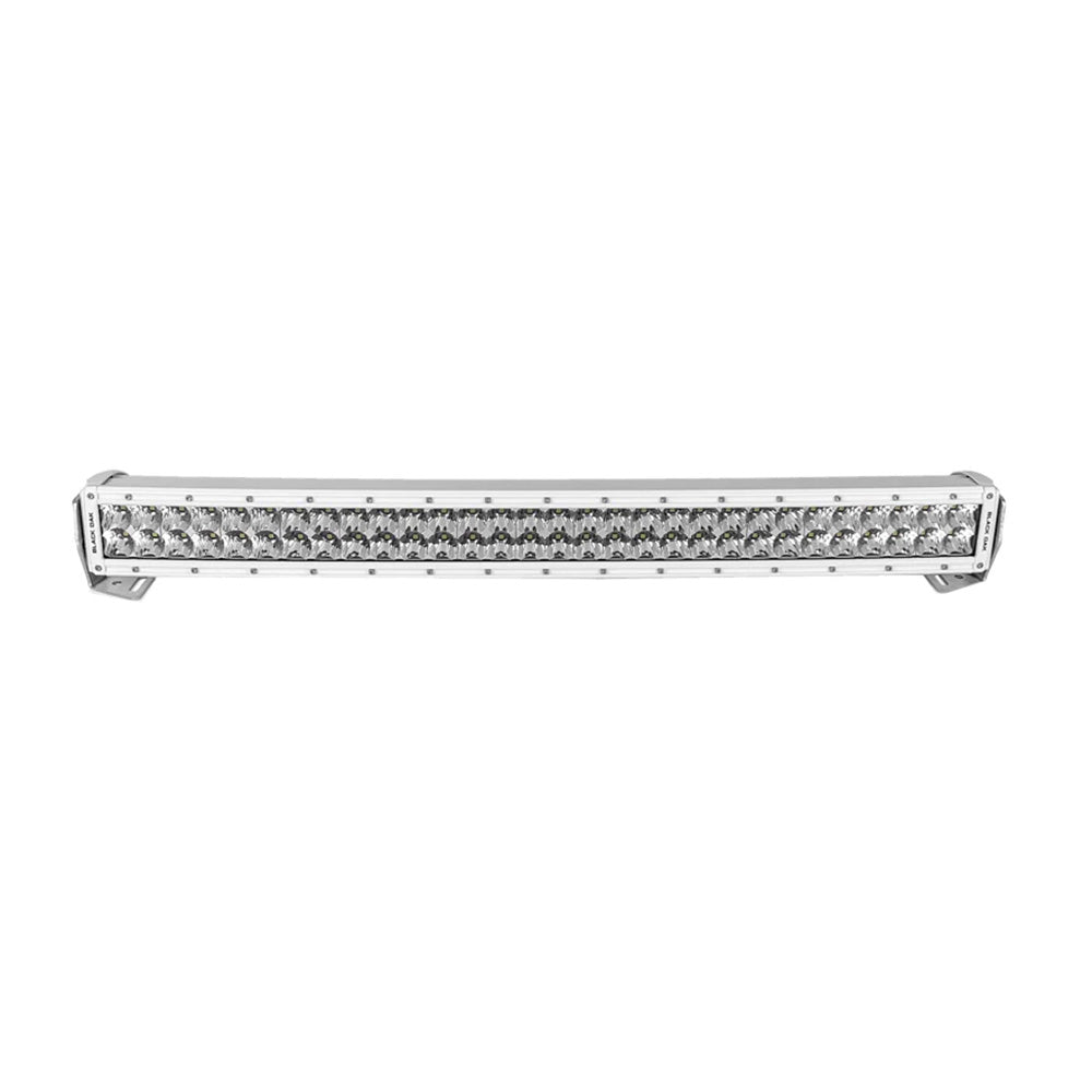Black Oak 30 Marine Curved Double Row LED Light Bar  Spot Optics  White Housing  Pro Series 30 30SCMD5OS