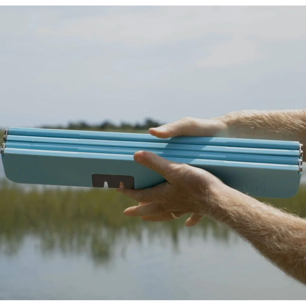 Toadfish XL Stowaway Folding Cutting Board wBuiltIn Knife Sharpener  Teal 1086