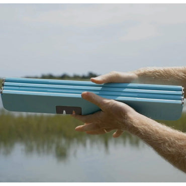 Toadfish XL Stowaway Folding Cutting Board wBuiltIn Knife Sharpener  Teal 1086