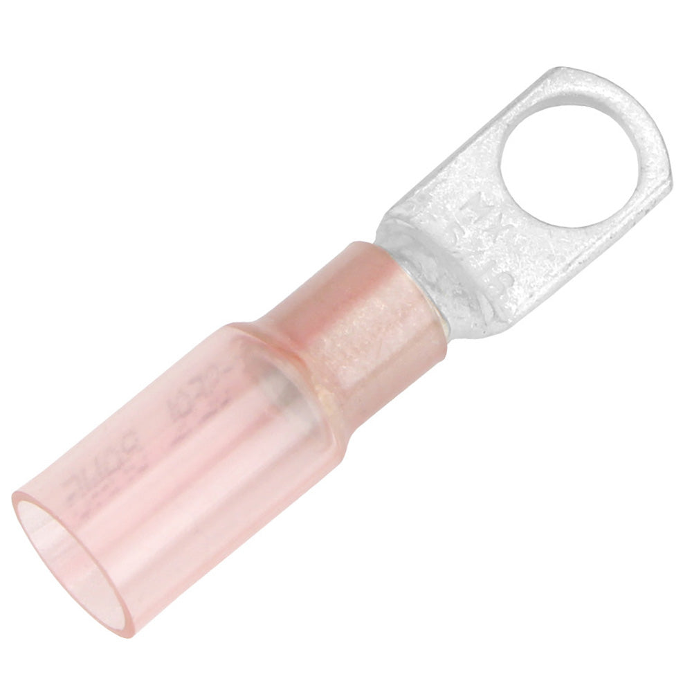 Pacer 8 AWG Heat Shrink Ring Terminal  516 Stud Size  25 Pack TE856R25