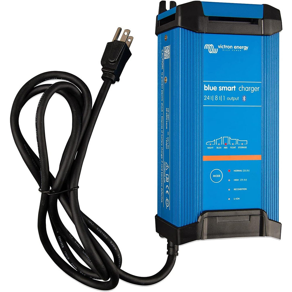 Victron Blue Smart IP22 24VDC 8A 1 Bank 120V Charger  Dry Mount BPC240845102