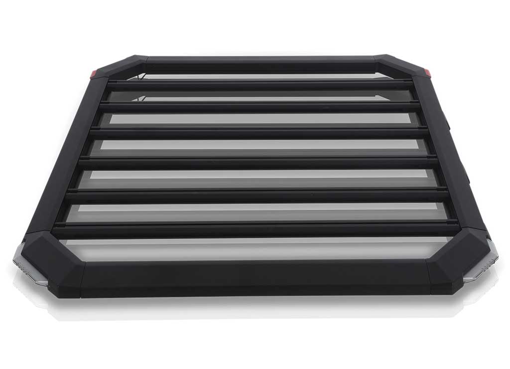 Attica 4x4 21-C Bronco Frontier Series Full Size Roof Rack W/led 4 Corner Lights-black-powder Coated-aluminum - Roof Racks & Components