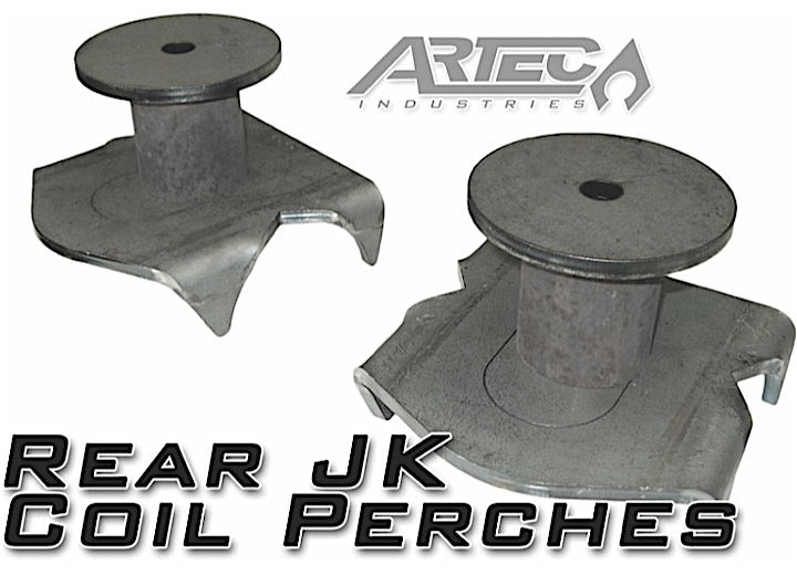 Artec Industries Rear JK Coil Perches And Retainers (Pair) - Coil Spring Components