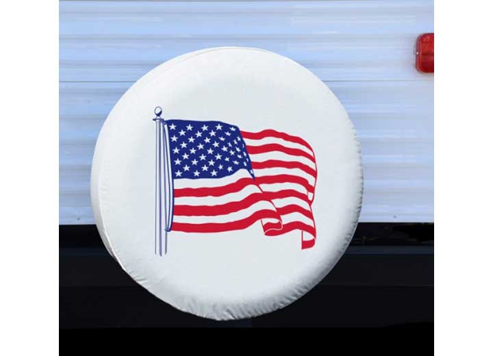 ADCO 27 IN U.s. Flag Vinyl Spare Tire Cover - Spare Tire Covers