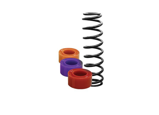 AFCO Performance Group 1 1/4" Large Spacing Coil-over Spring Rubber Blue Hard - Coil Spring Components