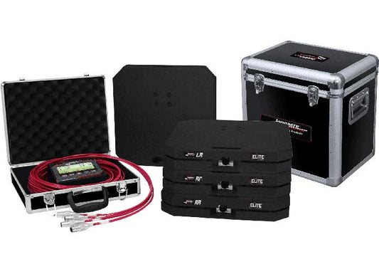 AFCO Performance Group Elite Wired Scales 1500 Lbs, 15IN Pads, Black - Race Car Electronic Scales