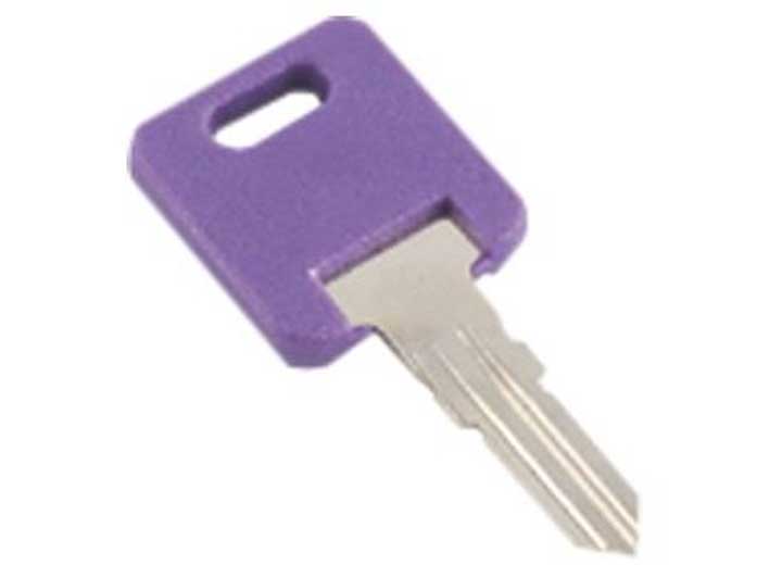 AP Products Fastec Key Blank- (purple Key Part Number 1-03384) - General Locks & Keys