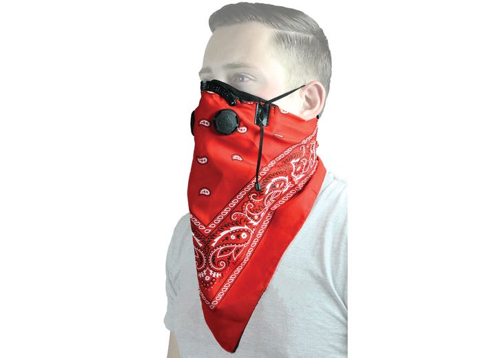 ATV-TEK Pro Series Bandana Style Dust Mask-red - Dust Masks