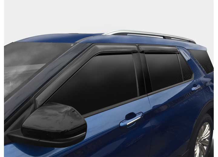 Auto Ventshade 20-C Explorer Ventvisor 4PC Smoke - Side Window Deflectors & Vent Visors
