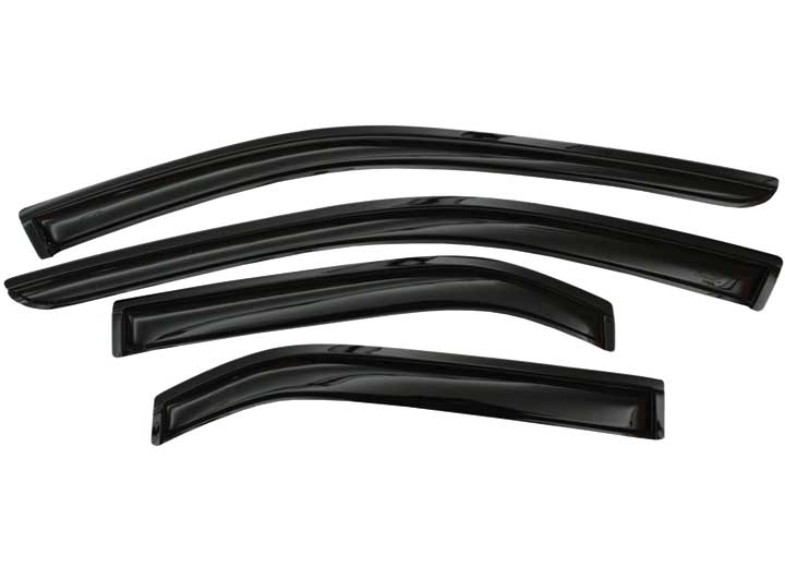 Auto Ventshade 15-C F150/17-c F250/350 Super Duty Supercrew 4PC Outside Mount Ventvisor - Side Window Deflectors & Vent Visors