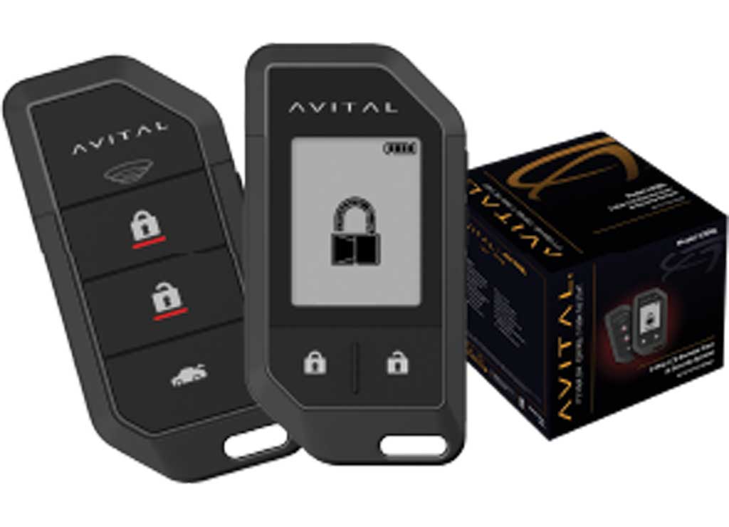 Avital 2-WAY 5-BTN Led RF Kit With UP TO 1 Mile Range - Keyless Entry