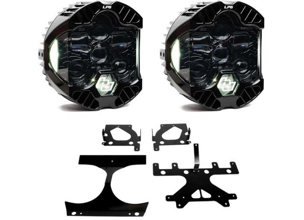 Baja Designs 14-23 Harley Davidson Street Glide (White) Dot Lp6 Led Headlight Kit - Motorcycle Lights & Components